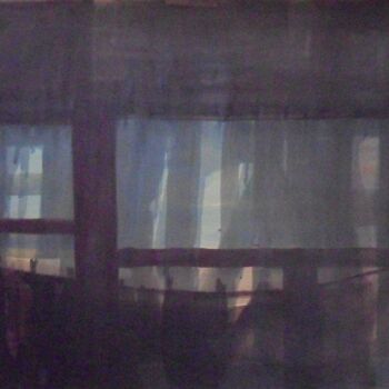Peinture intitulée "Windows/" par Denisa Paho, Œuvre d'art originale, Encre