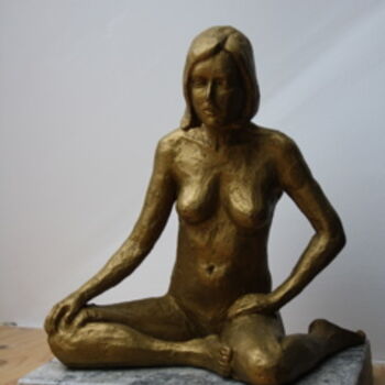 Escultura titulada "Anaïs" por Denis Thebaudeau, Obra de arte original, Piedra