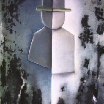 Pittura intitolato "spiritman" da Dennis Van Den Bossche (D.Boss), Opera d'arte originale