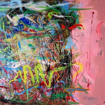 Painting titled "Excavations_#092820…" by Detlef Gotzens, Original Artwork, Acrylic