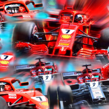 Digital Arts titled "Raikkonen Collection" by Deverviers, Original Artwork, 2D Digital Work