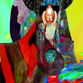 Digitale Kunst getiteld "Psychedelic Love Tr…" door Devorah Rosen, Origineel Kunstwerk, Digitaal Schilderwerk