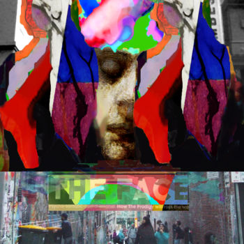 Arts numériques intitulée "Reclaiming the Face…" par Devorah Rosen, Œuvre d'art originale, Peinture numérique