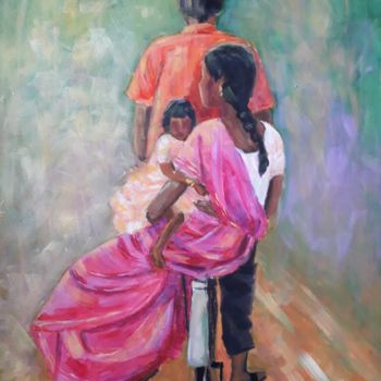 Pintura titulada "And off we go!" por Dharsha Samarasinha, Obra de arte original, Acrílico