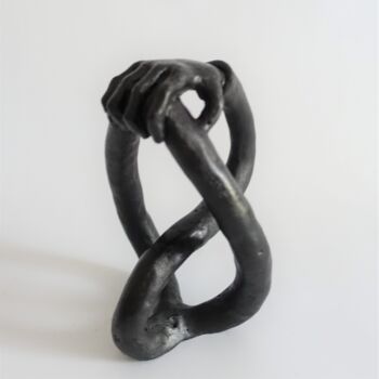 Sculpture titled "On ne lâche rien (1…" by Didier Fournier, Original Artwork, Bronze