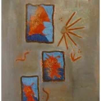 Pintura intitulada "Collection Grain de…" por Didier Di Martino, Obras de arte originais, Óleo Montado em Armação em madeira
