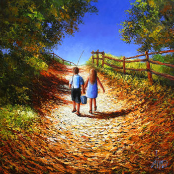 "Simply Together" başlıklı Tablo Dima Dmitriev tarafından, Orijinal sanat, Petrol