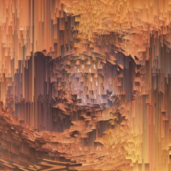 Arte digitale intitolato "Orange" da Dmitry Oleynik, Opera d'arte originale, Lavoro digitale 2D