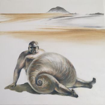Картина под названием "shell-series-oil-on…" - Natalya Doudell, Подлинное произведение искусства, Масло