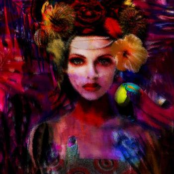 "Abstract Frida digi…" başlıklı Dijital Sanat Dodi Ballada tarafından, Orijinal sanat, Dijital Resim