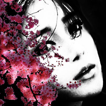Digital Arts titled "sakura" by Dodi Ballada, Original Artwork, Digital Painting