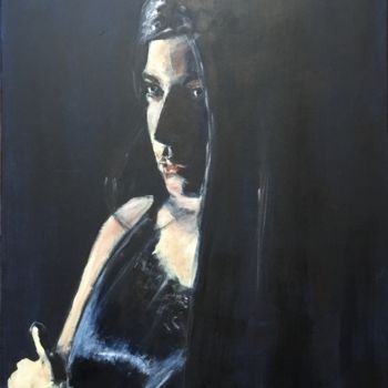 Painting titled "Giada" by Dominique Dève, Original Artwork, Acrylic