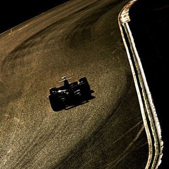 Photographie intitulée "Testing F1 Raikkonen" par Dominique Leroy, Œuvre d'art originale