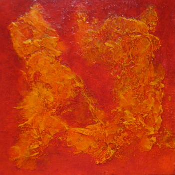 Peinture intitulée "Danse Cosmique IV" par Dominique Reboux, Œuvre d'art originale, Acrylique