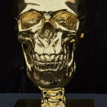 "Totenkopf Bronze Sk…" başlıklı Heykel Don Alberto Carlos tarafından, Orijinal sanat, Bronz
