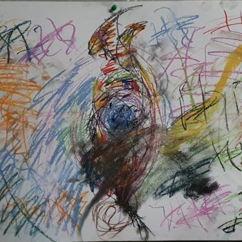 Drawing titled "Universe of chaos./…" by Ds, Original Artwork, Pastel
