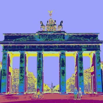 Digital Arts titled "Berlin - Brandenbur…" by Dr. Matthias Kerling, Original Artwork, Manipulated Photography