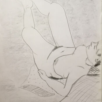 Drawing titled "Life drawing study…" by Simon Farnell, Original Artwork, Pencil