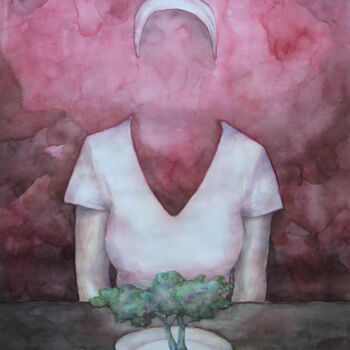 Malarstwo zatytułowany „Hunger” autorstwa Dunja Jung, Oryginalna praca, Akwarela