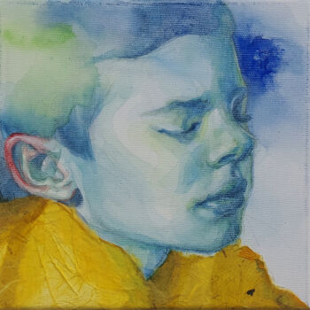 Pintura titulada "Sweet child of mine" por Dunja Jung, Obra de arte original, Acuarela