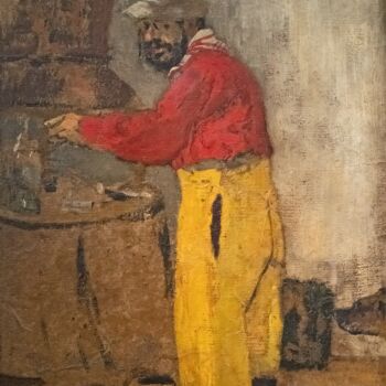 제목이 "Portrait de Toulous…"인 미술작품 Édouard Vuillard로, 원작, 기름