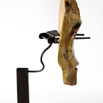 Escultura intitulada "Listening the world" por Edu Luna, Obras de arte originais, Média Mixtas