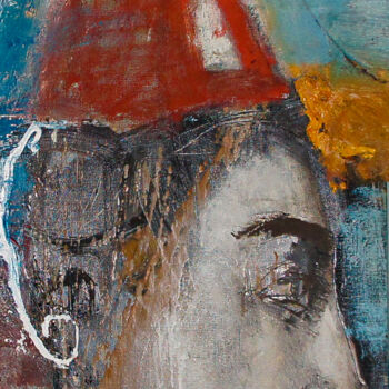 Картина под названием "Evening Arliquin" - Edward Belsky, Подлинное произведение искусства, Масло