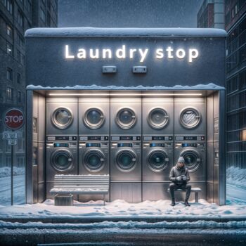 数字艺术 标题为“Laundry_181” 由Egidoro, 原创艺术品, AI生成的图像