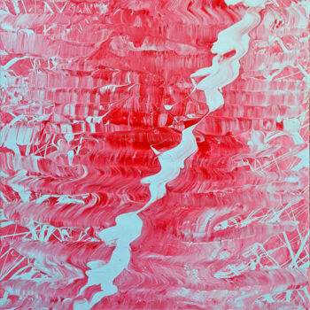 Malerei mit dem Titel "Tornado Abstract #2" von Oberlin The Artist, Original-Kunstwerk, Acryl