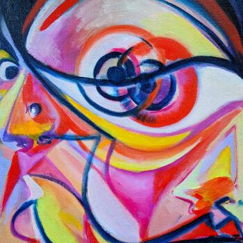 Ζωγραφική με τίτλο "Mixed Feelings" από Oberlin The Artist, Αυθεντικά έργα τέχνης, Λάδι
