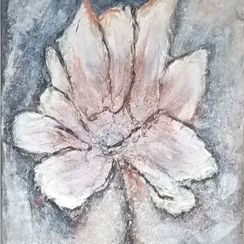Ζωγραφική με τίτλο "Цветок" από Эльвира Шереметьева, Αυθεντικά έργα τέχνης, Ακρυλικό