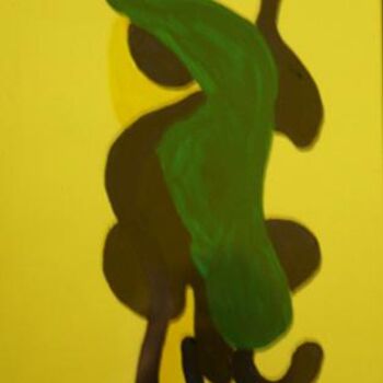 Peinture intitulée ""SHADOW SILHOUETTE"" par Elaine Beverley Tyrrell, Œuvre d'art originale, Huile