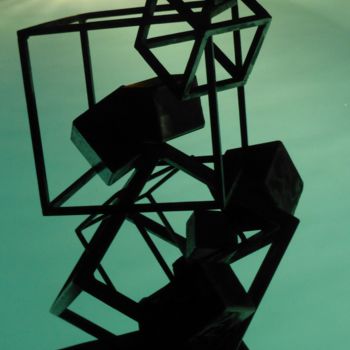 Escultura titulada "EldeKan "Big Cubes"" por Eldekan, Obra de arte original, Metales