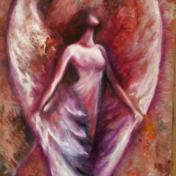 Картина под названием ""ANGEL"" - Elena Kraft, Подлинное произведение искусства, Акрил