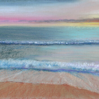 图画 标题为“Sea №12(Pastel)” 由Elena Petrova, 原创艺术品, 粉彩