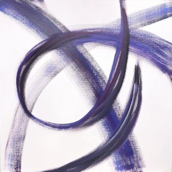 Картина под названием "Abstract V" - Elena Tretiakova, Подлинное произведение искусства, Масло Установлен на Другая жесткая…
