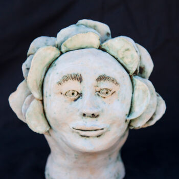 Sculpture titled "The Medieval Counse…" by Elena Uljancic, Original Artwork, Ceramics