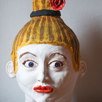 Sculpture titled "Lydia" by Elena Uljancic, Original Artwork, Ceramics