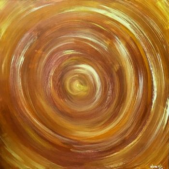 Painting titled "YELLOW" by Eliana Martínez, Original Artwork, Acrylic