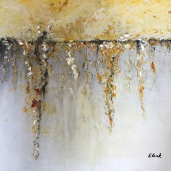 Pintura intitulada "Tears of gold" por Elisa Cook, Obras de arte originais, Óleo