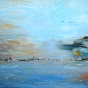 Painting titled "Lueur dans nuages c…" by Elisa Cook, Original Artwork, Other