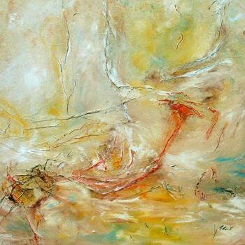 Painting titled "L'Oubli" by Elisa Cook, Original Artwork, Oil