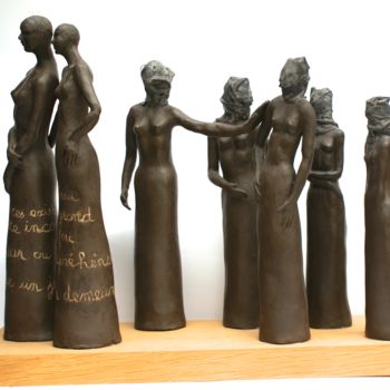 Escultura titulada "Libération" por Elisabeth Aloccio, Obra de arte original