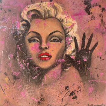 Painting titled "Marylin" by Elisabeth D'Equainville, Original Artwork, Acrylic