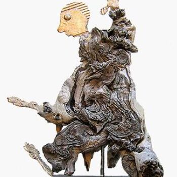 Sculpture titled ""prends la mienne"" by Elisabeth Faucheur, Original Artwork