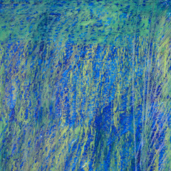 Fotografia intitolato "bleu-vert.jpg" da Elisabeth Laplante, Opera d'arte originale, Fotografia digitale