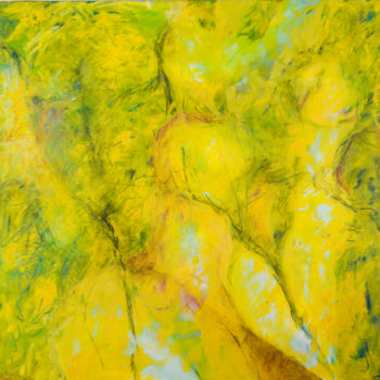Peinture intitulée "Les Anges se plaise…" par Elisabeth Laplante, Œuvre d'art originale, Huile