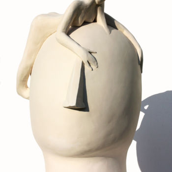 雕塑 标题为“Out of Mind” 由Elisaveta Sivas, 原创艺术品, 粘土