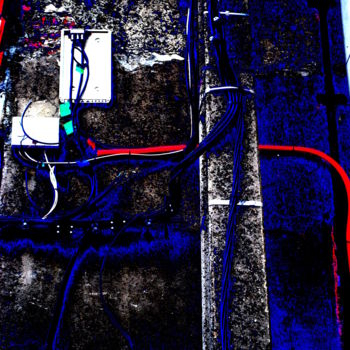 Fotografia intitolato "Electric" da Elise Vincent, Opera d'arte originale, Fotografia digitale