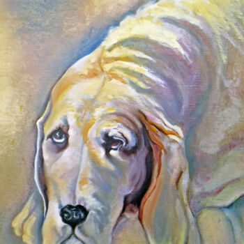 Painting titled "IMPUDENCE" by Elizabeth Williams, Original Artwork, Oil